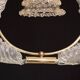 Elegant Art Decò Barovier and Toso Chandelier, 1940s