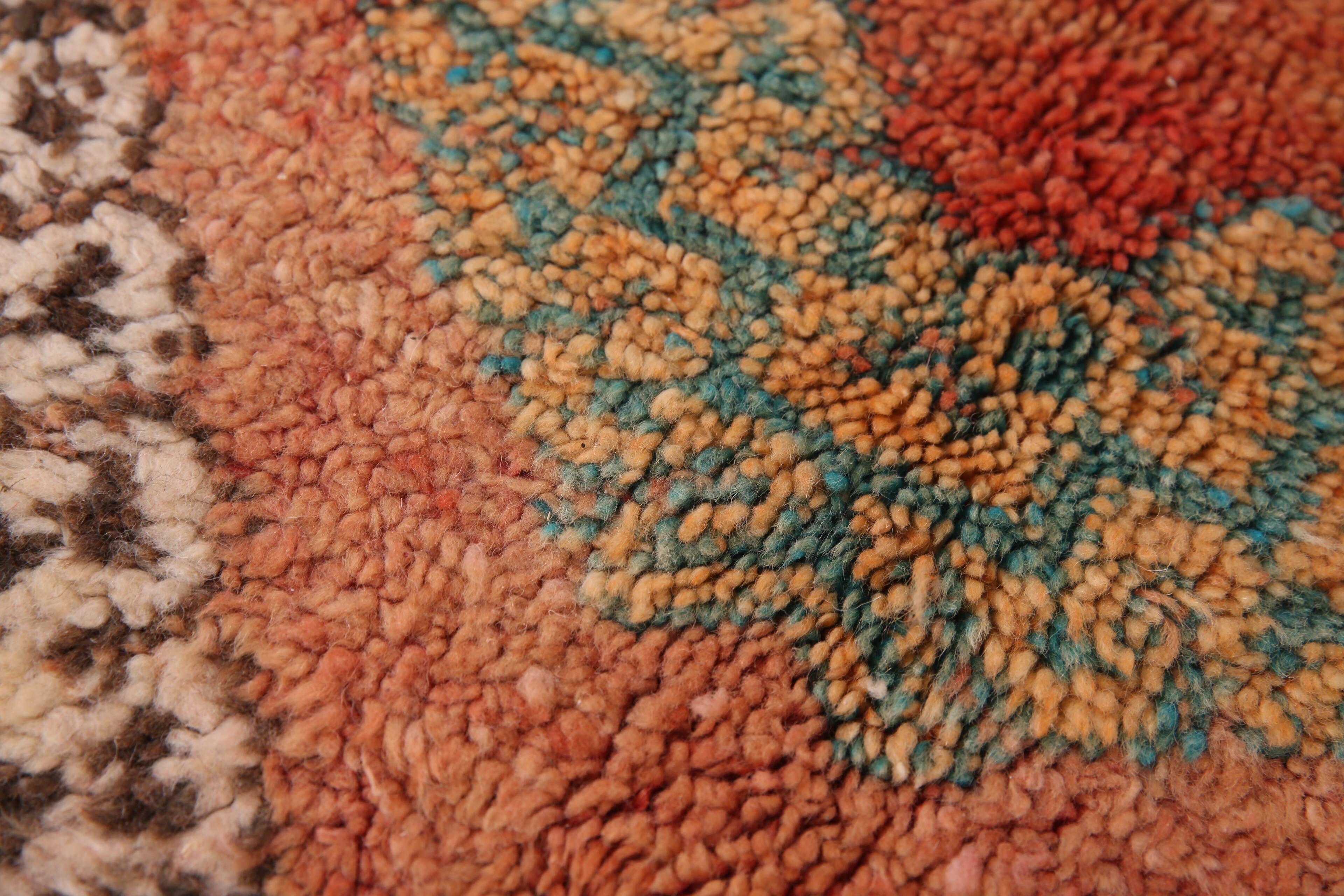 Vintage Moroccan Rug 186 x 300 cm - Berber Handmade rug - Old moroccan rug