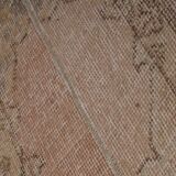 Vintage Turkish Oushak Handwoven Rug 56x396 cm