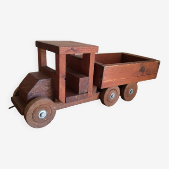 Children's toy wooden truck