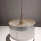 Suspension en plastique et verre texturé Année 60/70