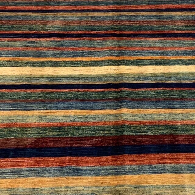 Striped wool carpets