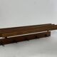 Vintage scandinavian teak coat rack, 1960s