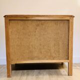 Antique pink wooden chest of drawers