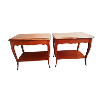 Two sofa ends or bedside tables