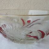 Glass or crystal salad bowl