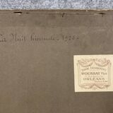 G.Boizot: Tableau école française "La nuit hivernale" daté 1928