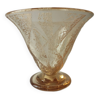 Daum glass vase