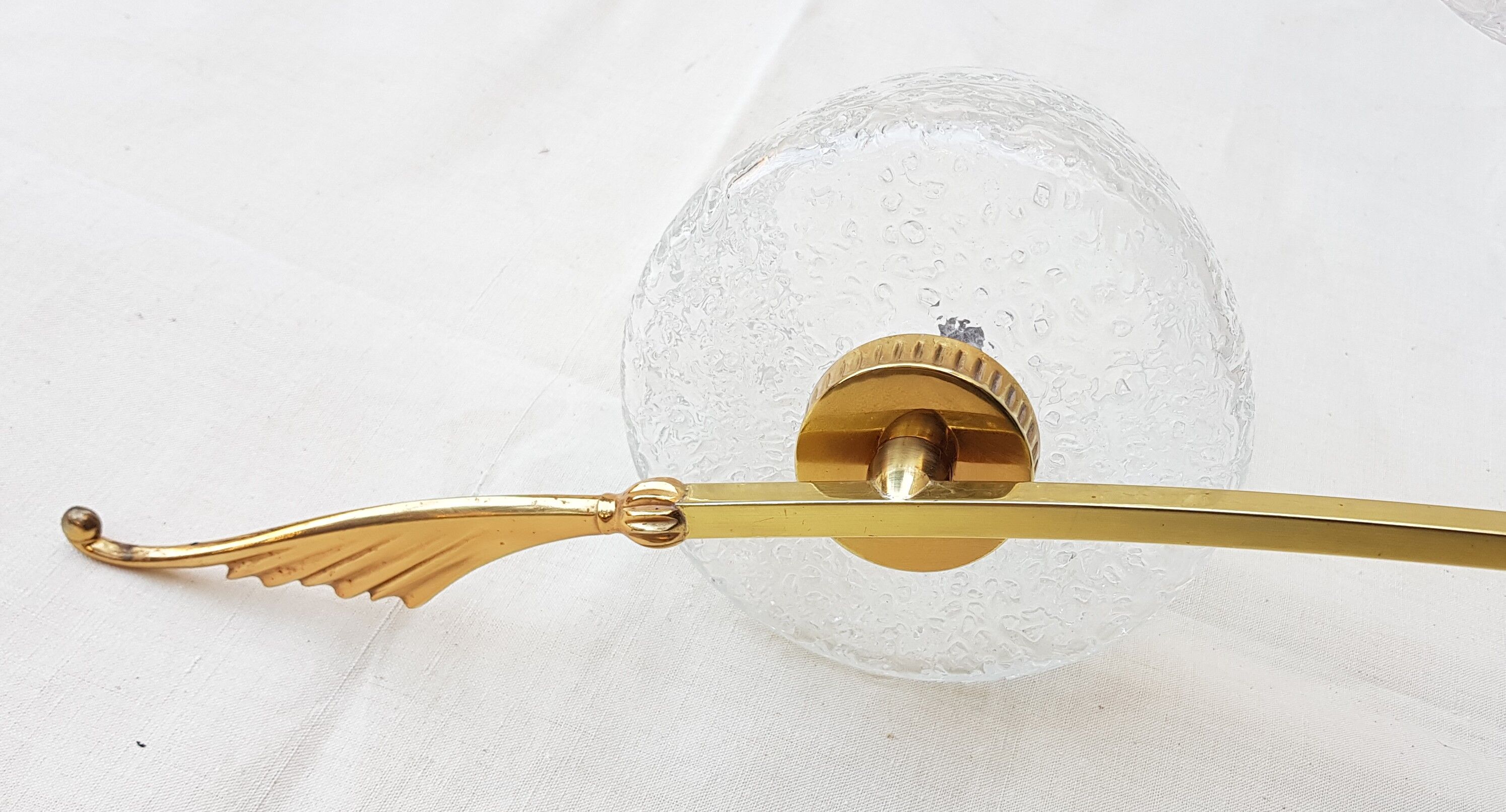 Large brass chandelier