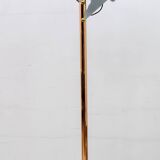 Relco Milano Modernist Italian Murano Glass and Brass Floor Lamp, 1980s