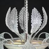 Art Deco Barovier e Toso Chandelier, Murano Glass, 1940s