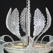 Art Deco Barovier e Toso Chandelier, Murano Glass, 1940s