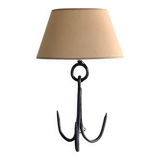 Lampe de table vintage en fer forgé
