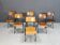 Post modern plywood dining chairs, 1970s