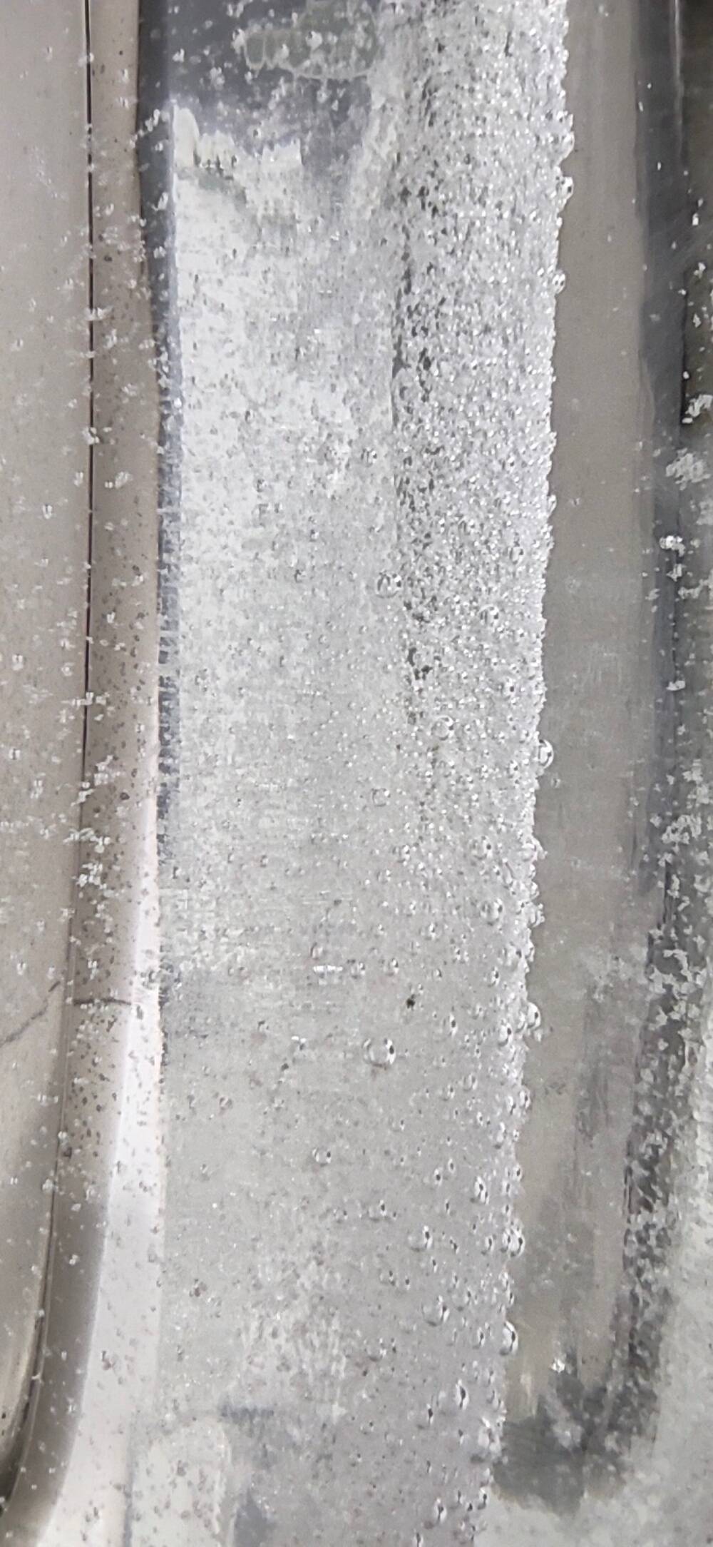 Transparent and Grey Sommerso Murano Glass Vase by Hora P