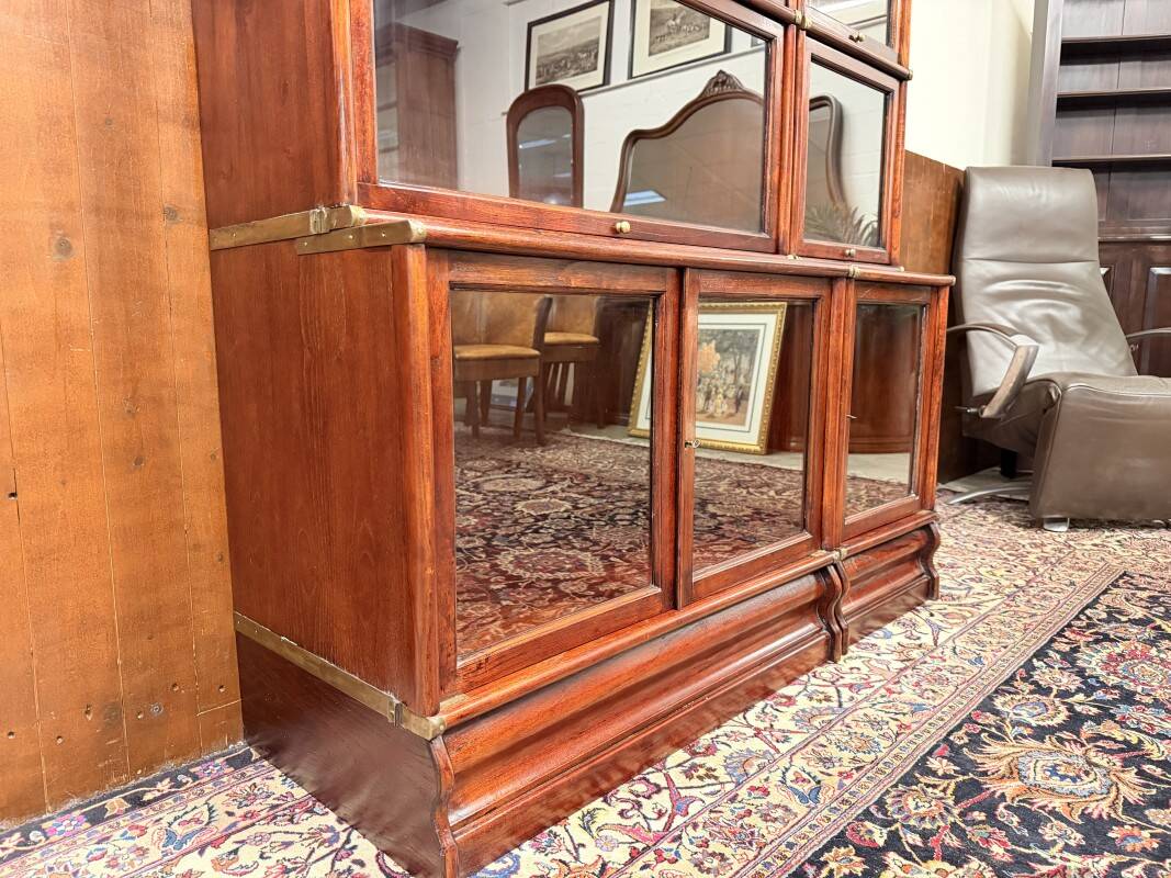 Set Classic English Bookcase Globe Wernicke