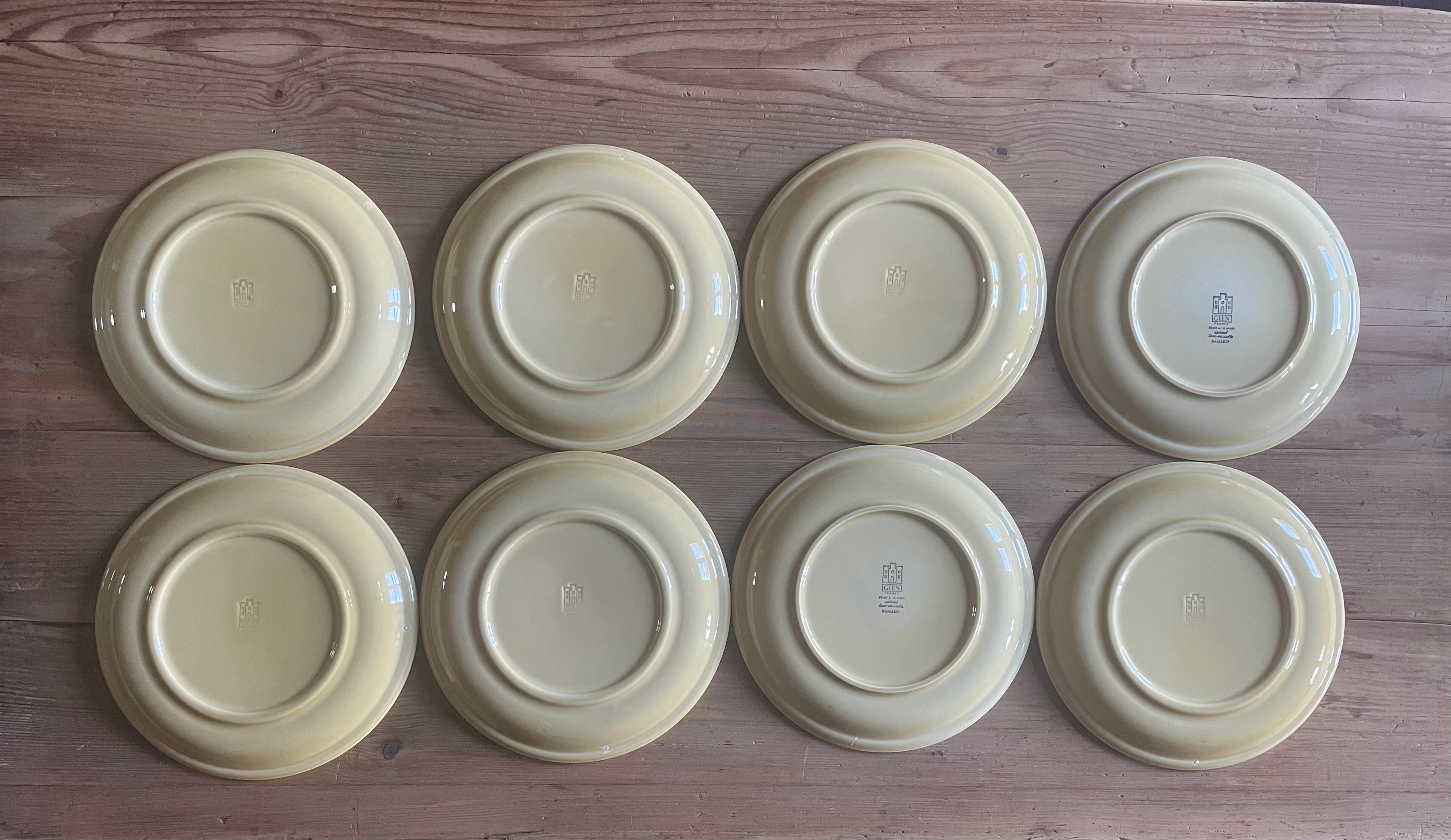 8 plates Gien Bamako
