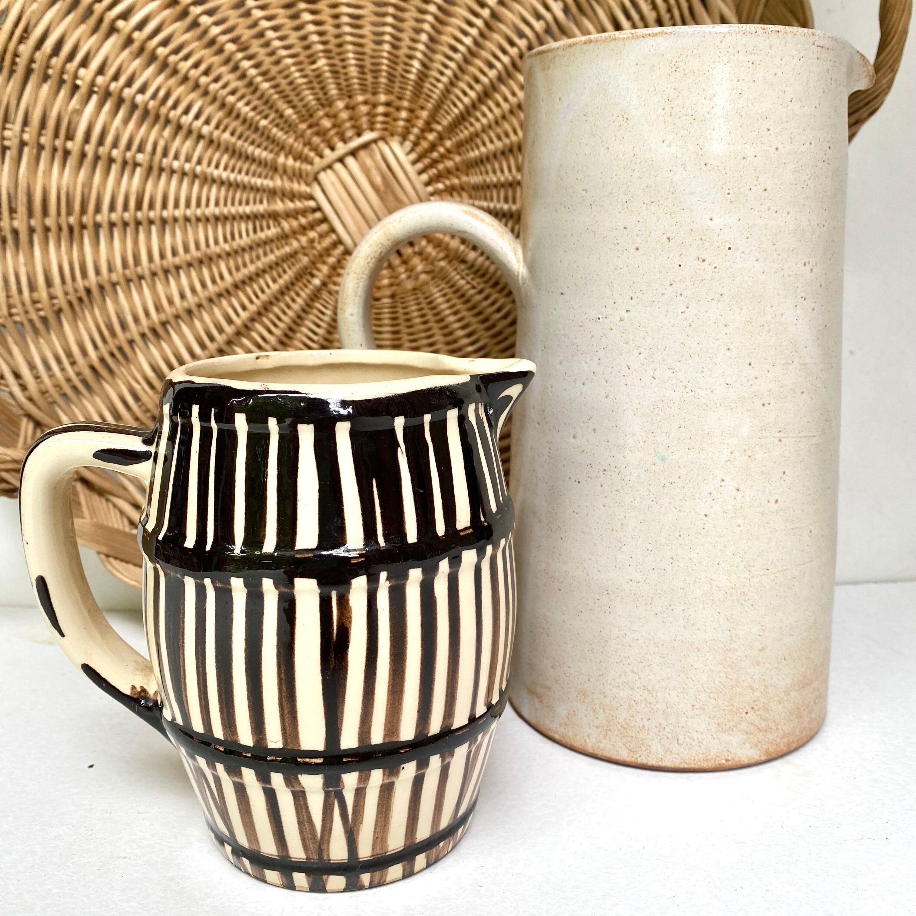 Vintage ceramic pitcher