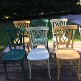 Lot of 6 vintage Baumann chairs