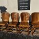 Rattan and chestnut living room