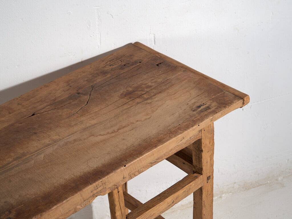 Antique solid wood console (c.1900) #31