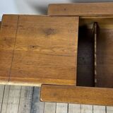 Solid oak coffee table 1980