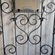 Wrought iron coat and hat rack, 1960s