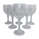 Set of 6 crystal glasses