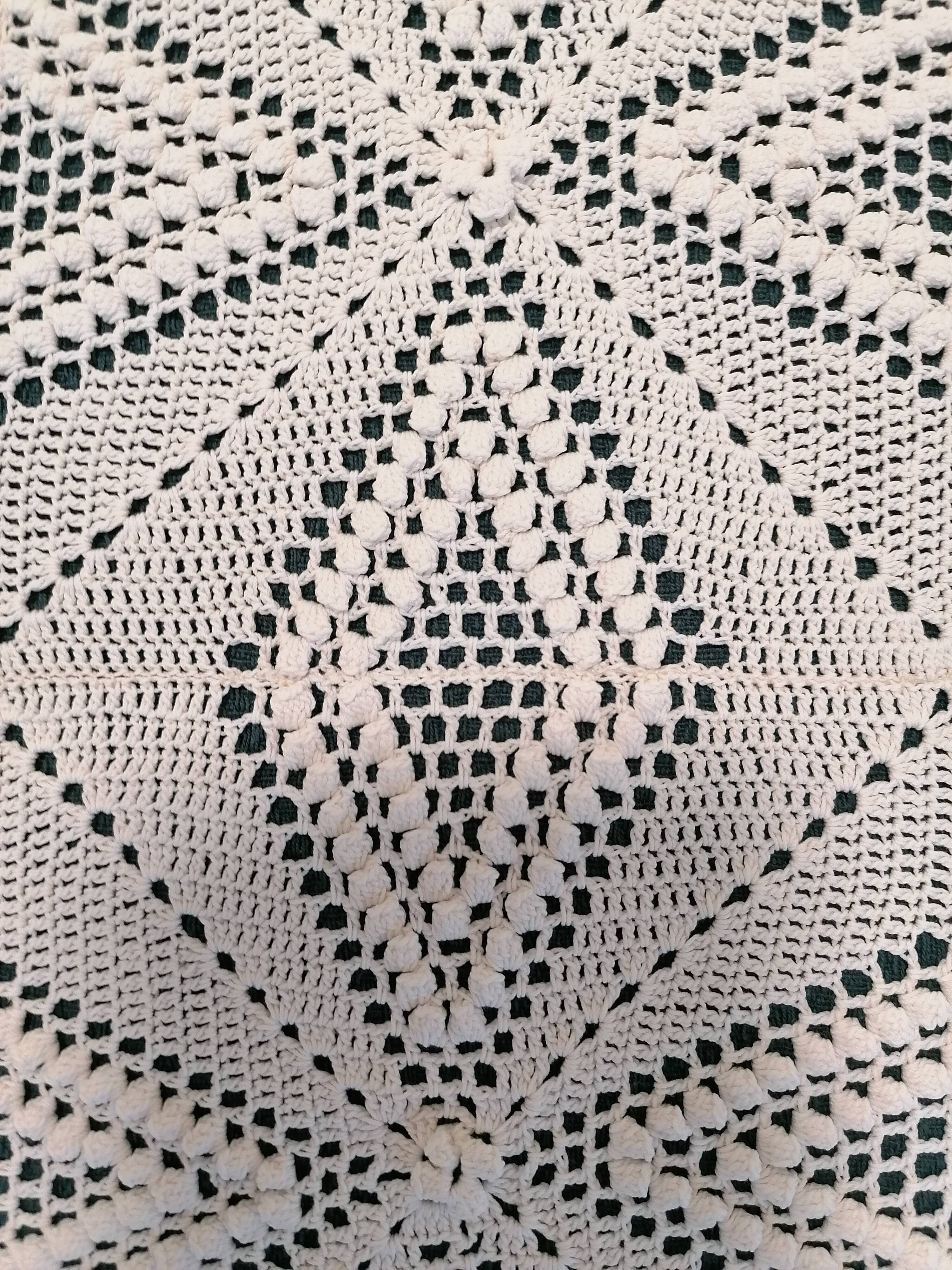 Crochet bedspread