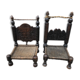 Pau e of Afghan chairs
