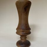 Turned wooden vase