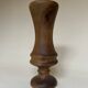 Turned wooden vase