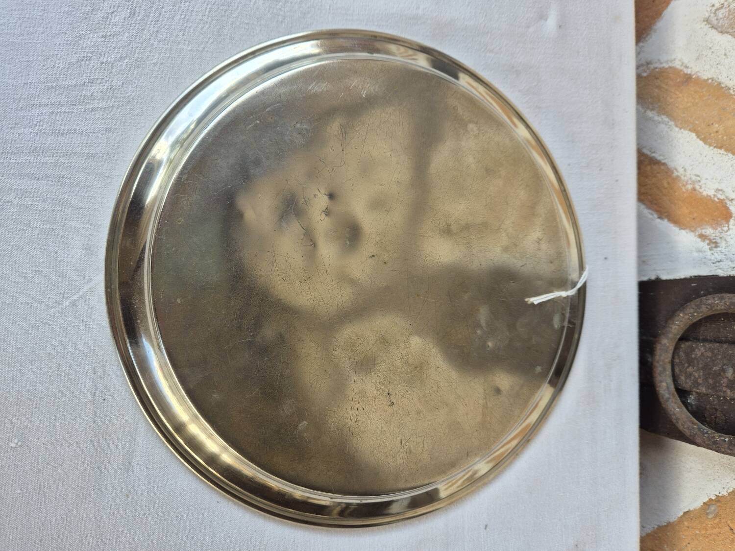 Small silver-plated tray