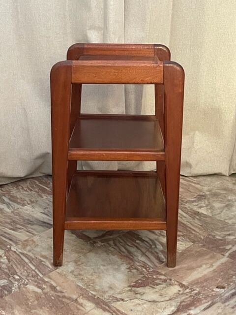 Teak sofa end table 1950 France