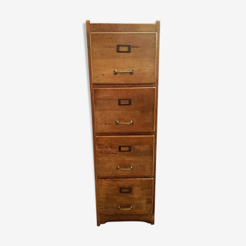 Meuble classeur vintage en bois