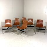 ICF De Padova T-chairs by Katavolos, Kelley and Littell, Italy 1950’s