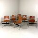 ICF De Padova T-chairs by Katavolos, Kelley and Littell, Italy 1950’s
