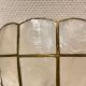 Paire d'appliques nacre coquillage