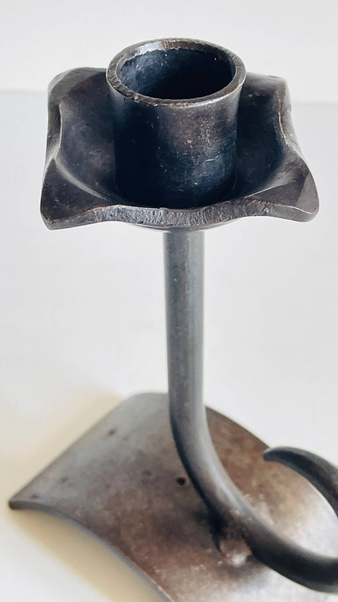 Vintage Brutalist Candle Holder