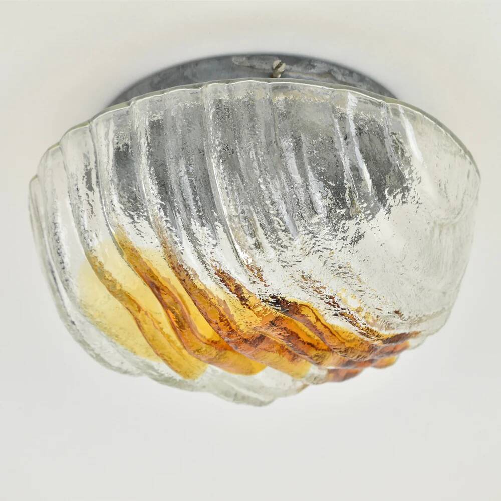 Mazzega Murano ceiling light from the 1960s