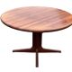 Vintage Teak Glostrup Dining Table Extendable Oval 1970s