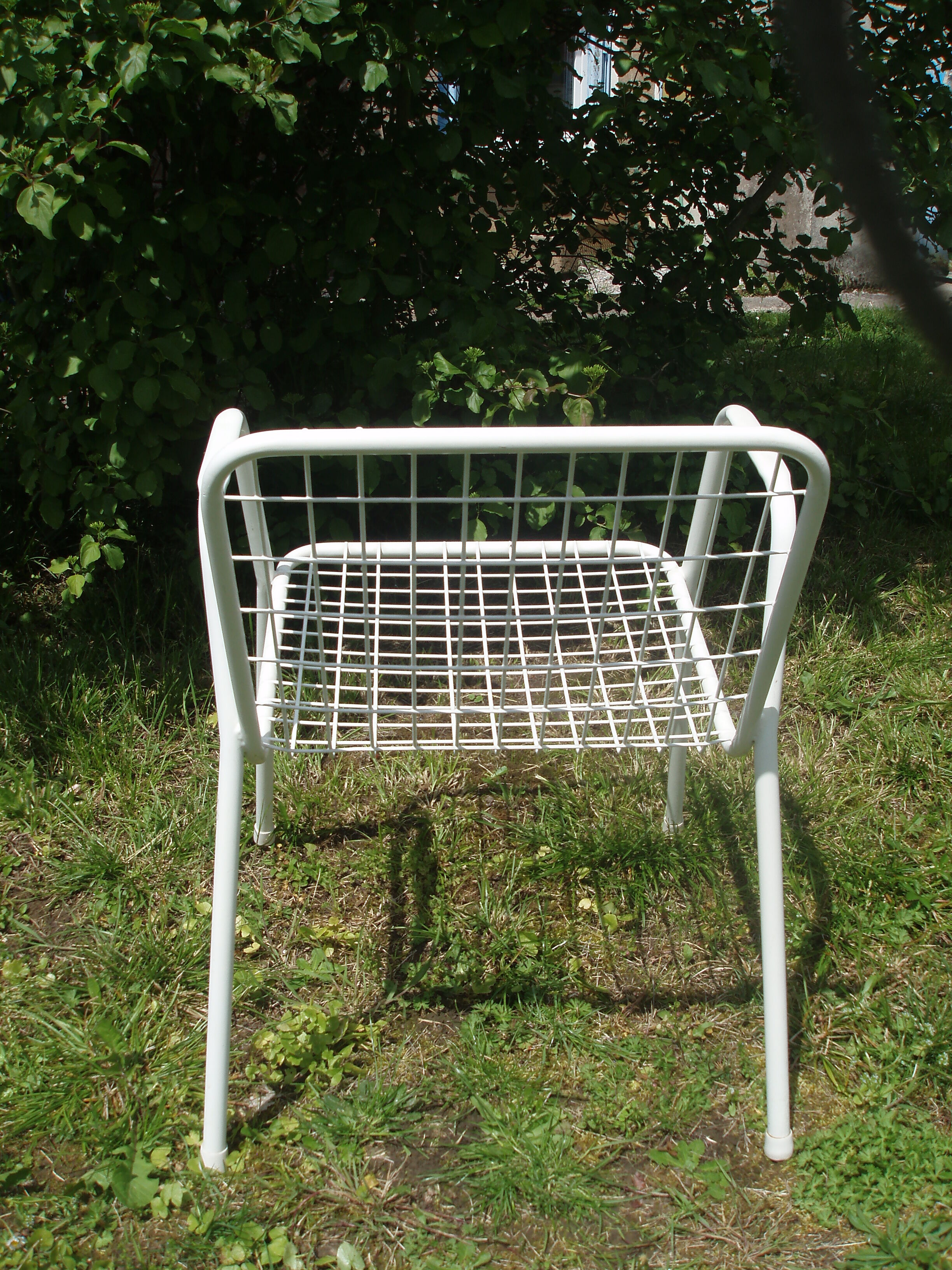 Series of 4 garden armchairs vintage signed EMU model Rio