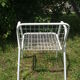Series of 4 garden armchairs vintage signed EMU model Rio