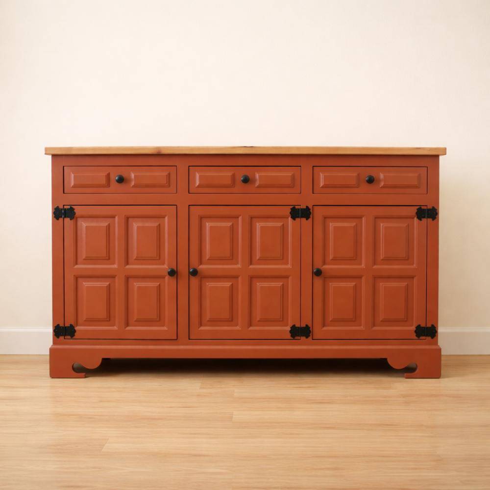 1940s Narrow Spanish Castilian Style Sideboard