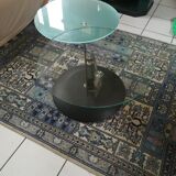 Table basse mobile, pied en fonte