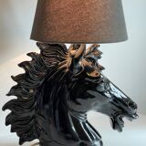 80s horse lamp by Codico Strasbourg