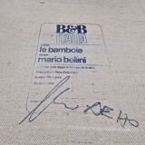 B&B Italia “Le Bambole” Lounge or Armchair – Design 1972 Produced 1980's