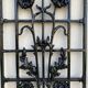 2 Art Nouveau / Art Deco grids art ironwork flower decoration