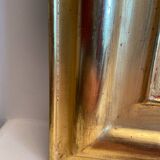 Louis Philippe mirror in gilded wood