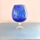 Très grand verre / vase Empoli Bleu